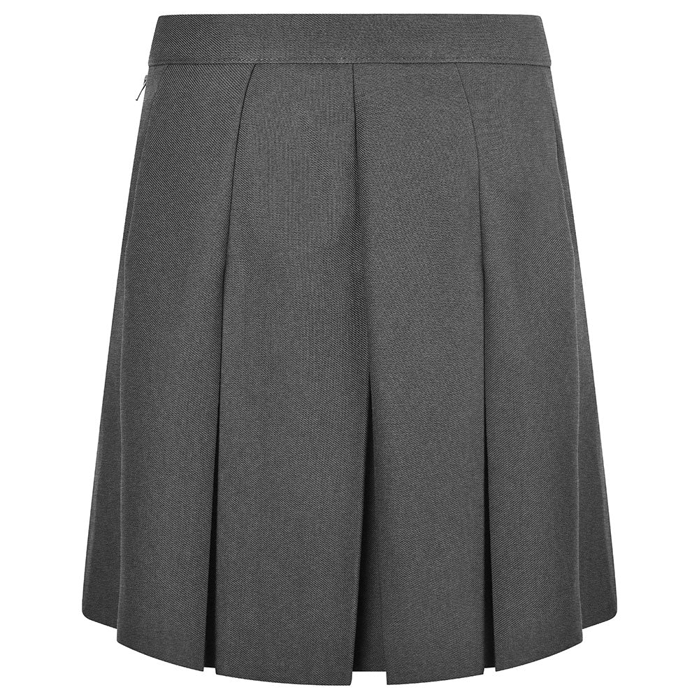 Stitched Down Box Pleat Skirts / Standard Length | Black | Navy | Grey - Schoolwear Centres | School Uniforms near me