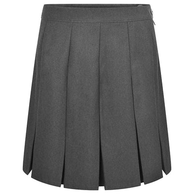 Stitched Down Box Pleat Skirts / Standard Length | Black | Navy | Grey - Schoolwear Centres | School Uniforms near me