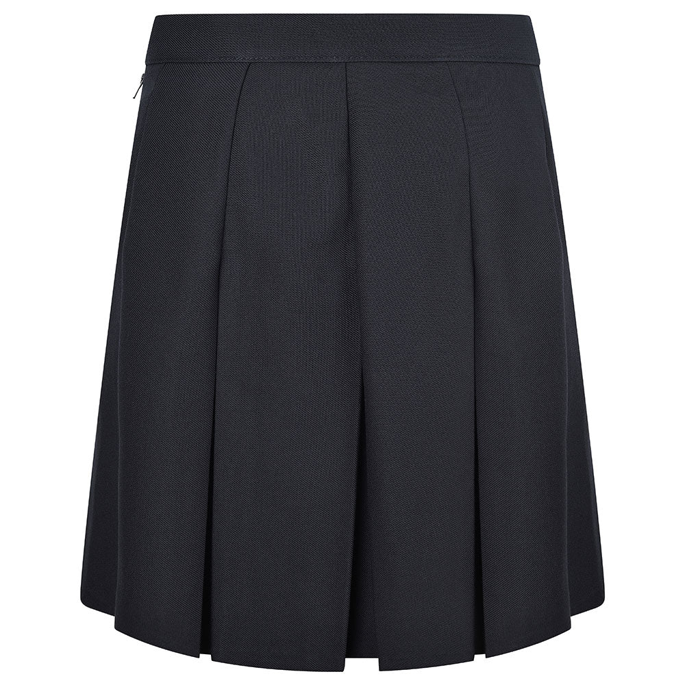 Stitched Down Box Pleat Skirts / Standard Length | Black | Navy | Grey - Schoolwear Centres | School Uniforms near me