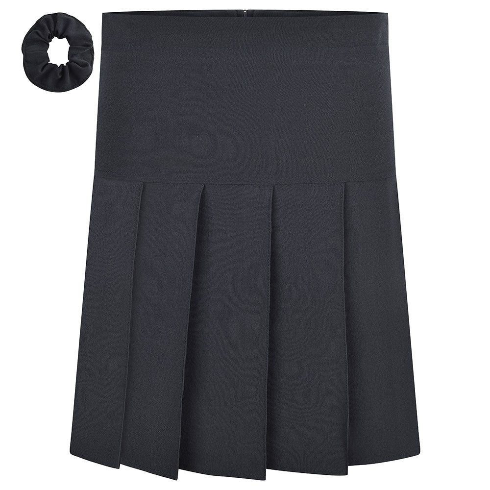 Stretch Pleated Skirts Standard Length | Black | Navy | Grey - Schoolwear Centres | School Uniforms near me