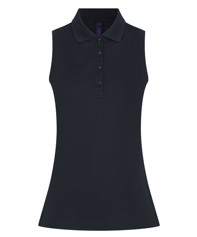 Women’s sleeveless Coolplus® polo shirt