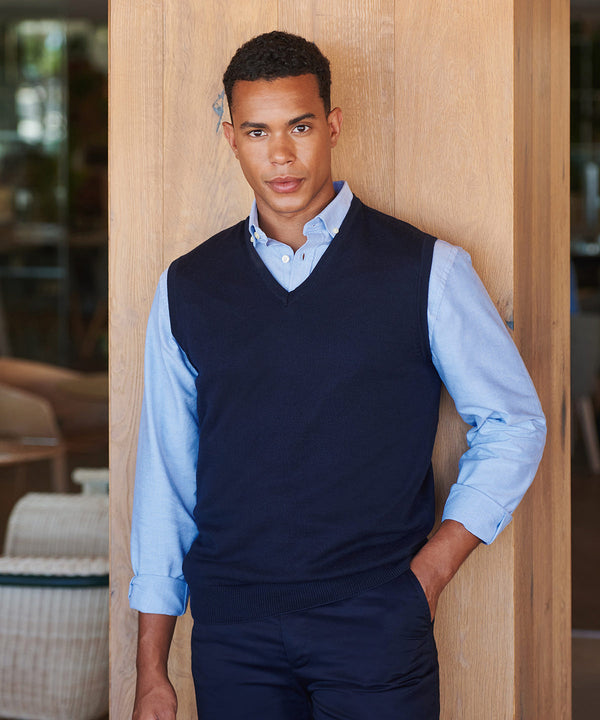 Navy Sleeveless v-neck jumper Schoolwear Centres