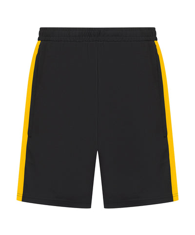 Knitted shorts with zip pockets