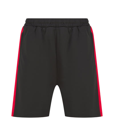 Knitted shorts with zip pockets