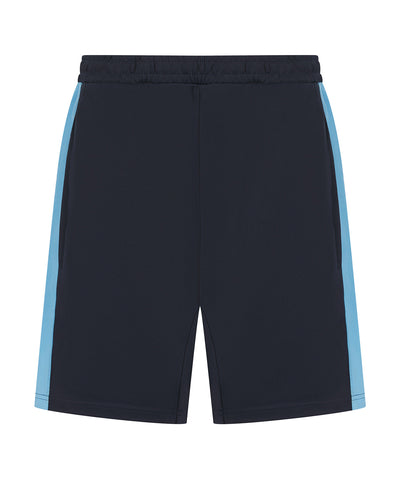 Knitted shorts with zip pockets