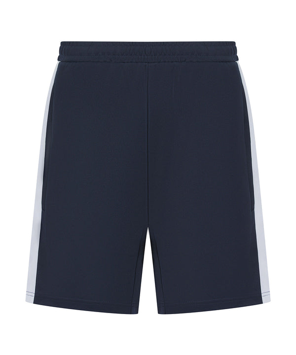 Knitted shorts with zip pockets