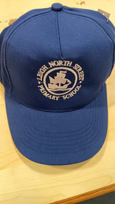 Leigh North Street Primary School - Royal Baseball Caps with School Logo - Schoolwear Centres | School Uniforms near me