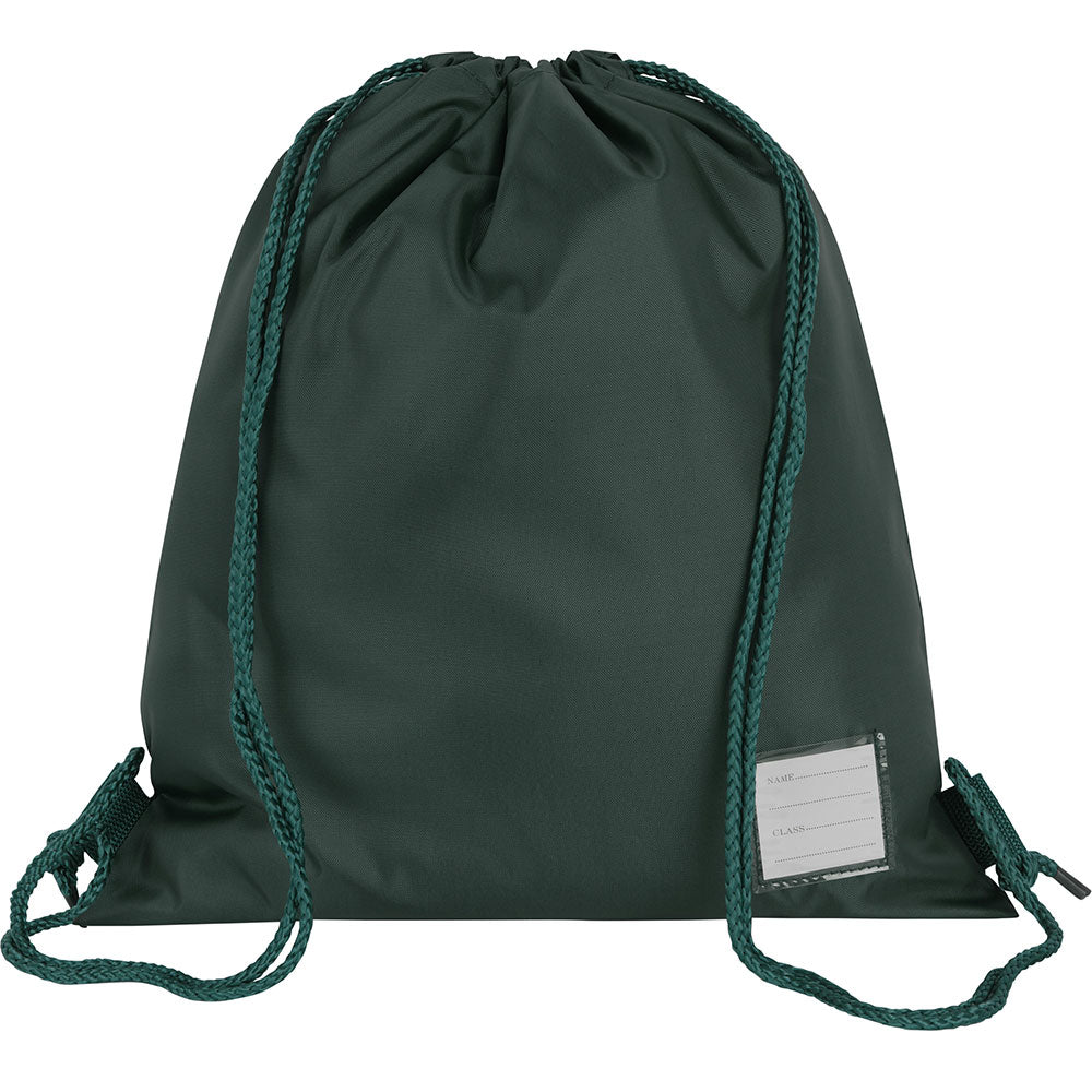 Notley Green Primary School Bags | Black Bookbag & Bottle P E Bag with School Logo