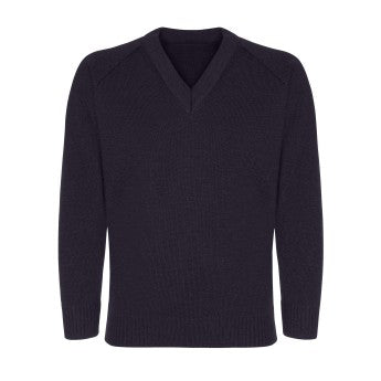 Oakfield Primary School Uniform | Navy Knitted Jumper with School Logo