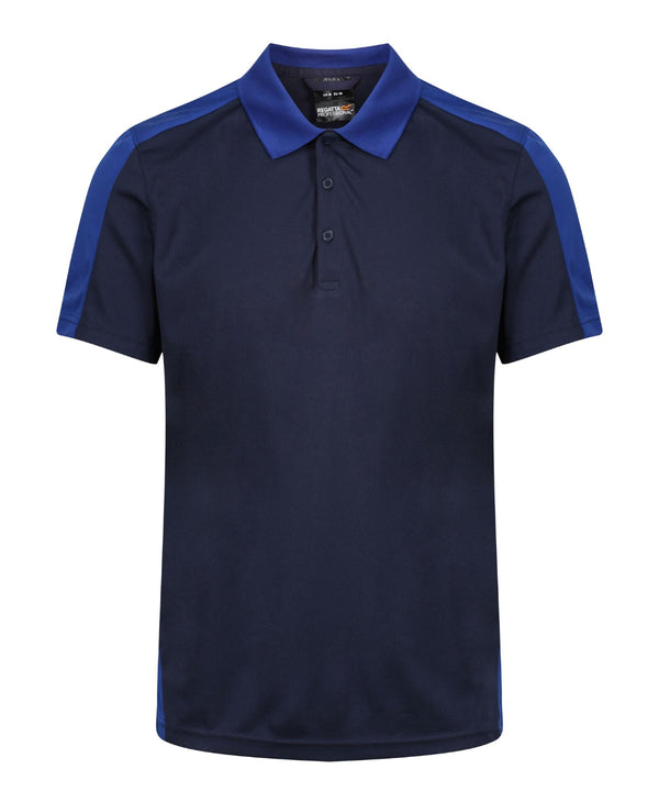 Contrast wicking polo