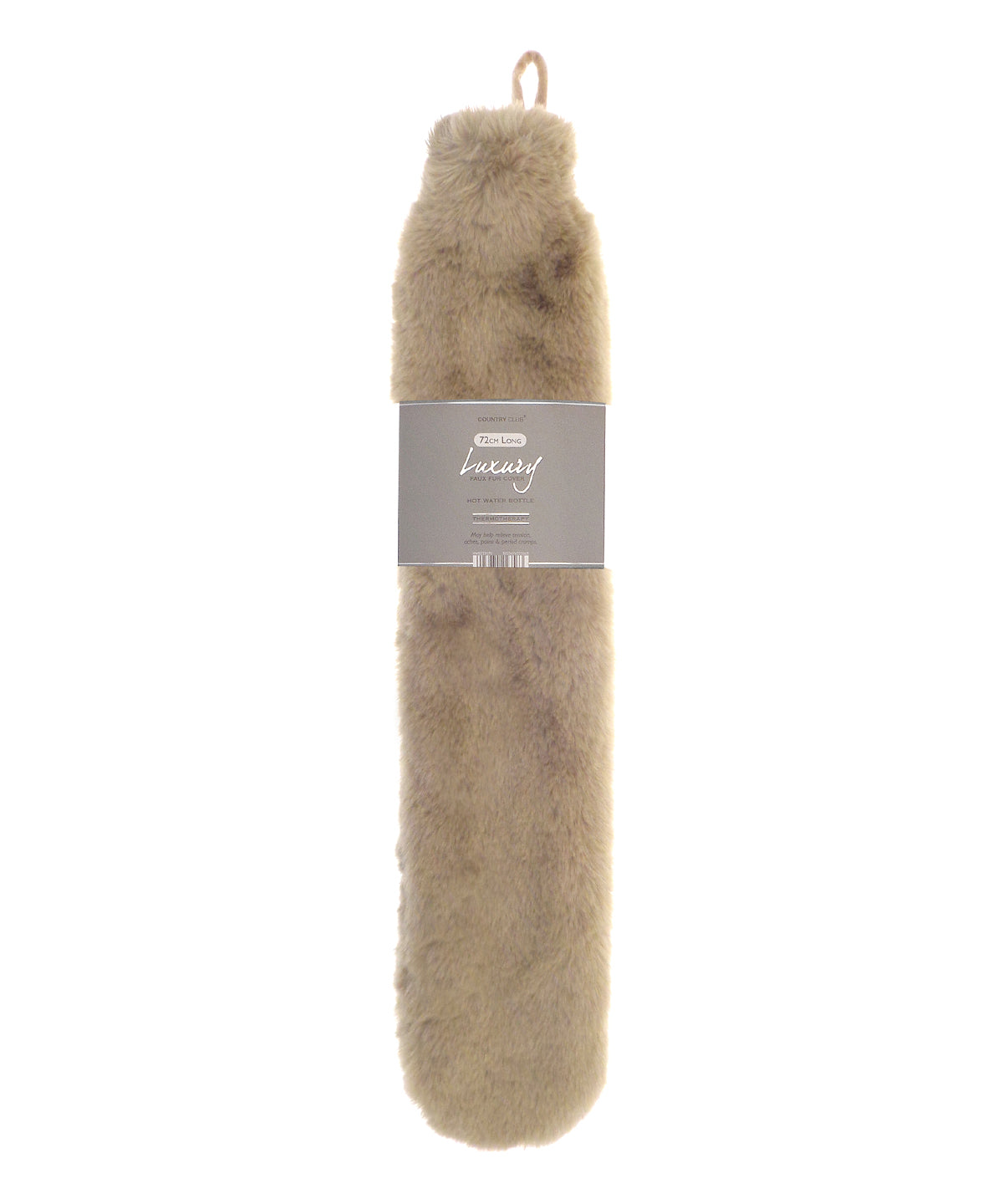Super luxury faux fur long hot water bottle and cover