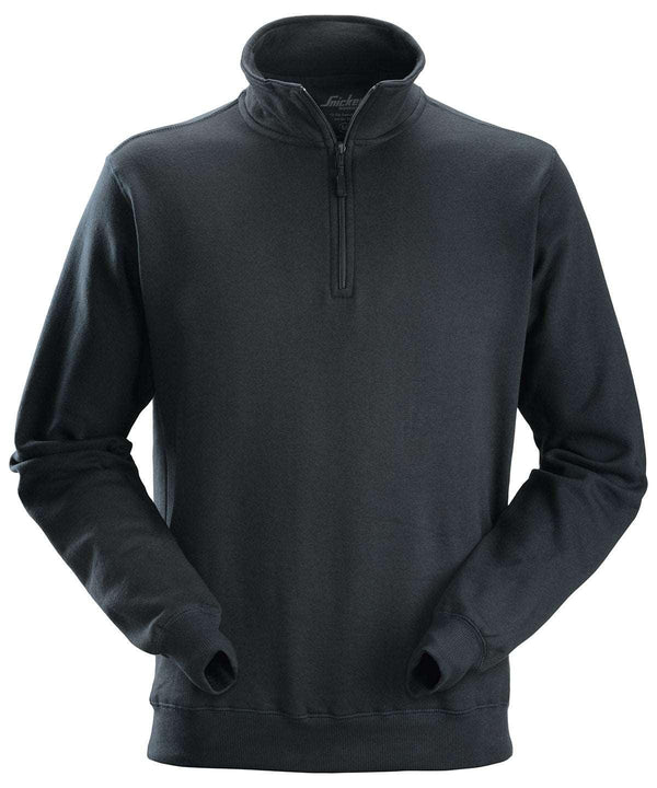 Black - 1/2 zip sweatshirt (2818) Sweatshirts Snickers Exclusives, New Styles For 2022, Sweatshirts Schoolwear Centres
