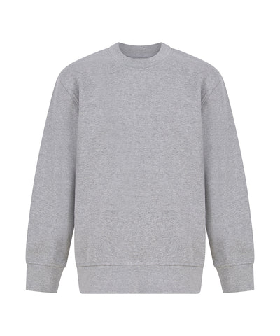 Kids sustainable fashion curved hem sweatshirt