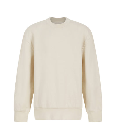 Kids sustainable fashion curved hem sweatshirt