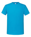 Azure Blue - Ringspun premium T T-Shirts Fruit of the Loom Must Haves, New Colours for 2023, Safe to wash at 60 degrees, T-Shirts & Vests, Tees safe to wash at 60 degrees Schoolwear Centres