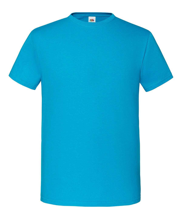 Azure Blue - Iconic 150 T T-Shirts Fruit of the Loom Holiday Season, Must Haves, New Colours For 2022, New Colours for 2023, New Sizes for 2021, Plus Sizes, Rebrandable, T-Shirts & Vests Schoolwear Centres