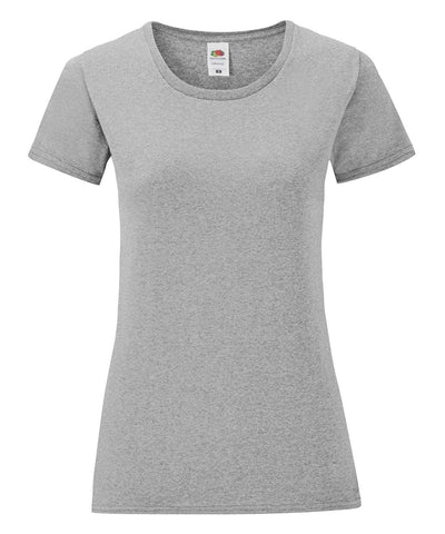 Athletic Heather - Women's iconic T T-Shirts Fruit of the Loom Holiday Season, New Colours For 2022, New Colours for 2023, Rebrandable, T-Shirts & Vests Schoolwear Centres