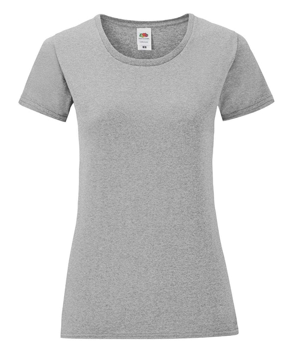 Athletic Heather - Women's iconic T T-Shirts Fruit of the Loom Holiday Season, New Colours For 2022, New Colours for 2023, Rebrandable, T-Shirts & Vests Schoolwear Centres