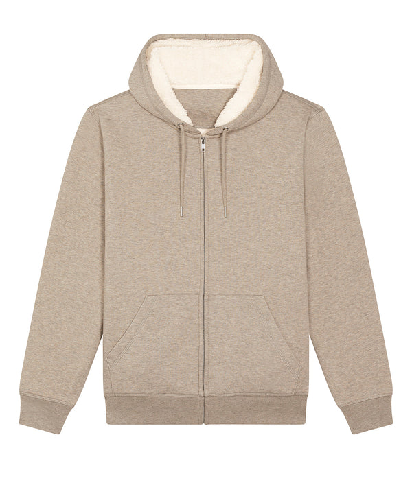 Unisex Hygger sherpa zip-through sweatshirt (STSU956)