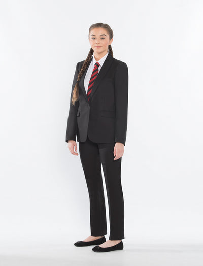 Shoeburyness High School Uniforms | Girls Black Blazer with School Logo | Schoolwear Centres