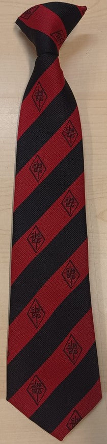 St Margaret’s Red  Logo'd School Ties - Schoolwear Centres | School Uniforms near me