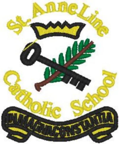 St Anne Line Catholic Junior School Red Baseball Cap & Beanie Hat with School Logo - Schoolwear Centres | School Uniforms near me