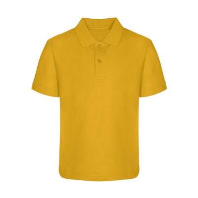 St Helen’s Gold S/S Polo Shirts with School Logo - Schoolwear Centres | School Uniforms near me