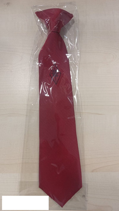 St Margaret’s Red  Logo'd School Ties - Schoolwear Centres | School Uniforms near me