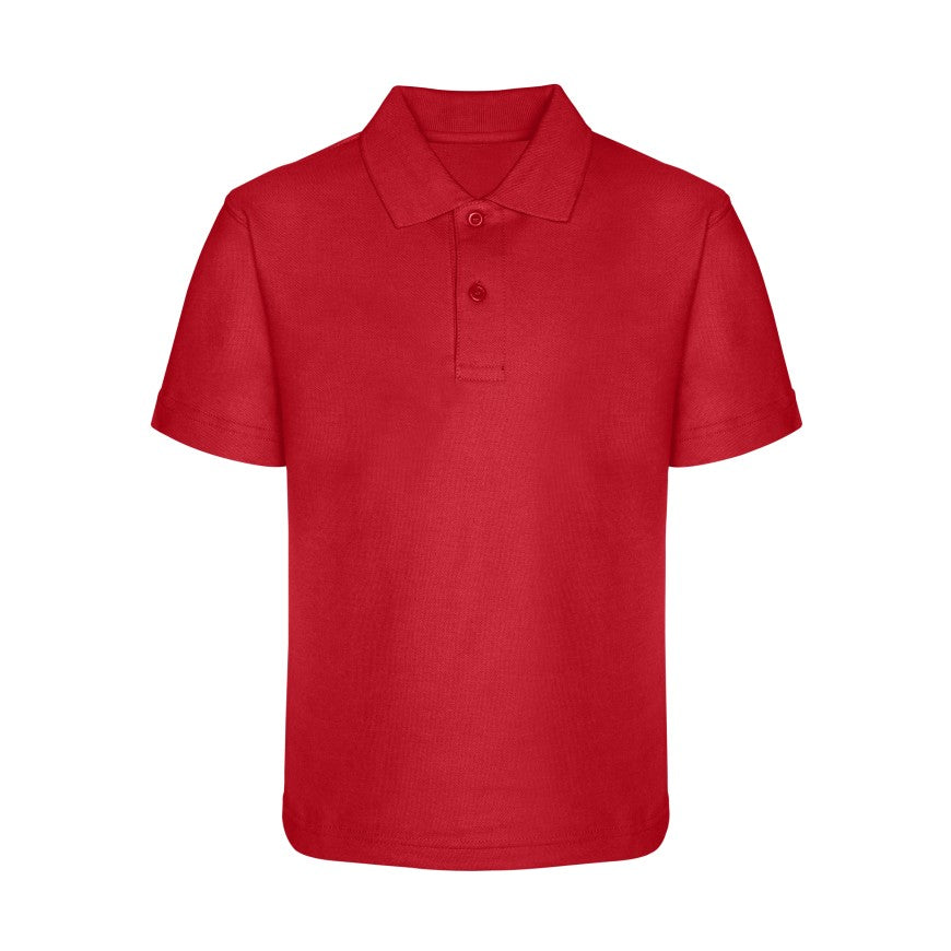 Barons Court Nursey School Red Polo Shirt with School Logo