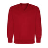 St Margaret’s Red V-Neck Sweatshirt with School logo - Schoolwear Centres | School Uniforms near me