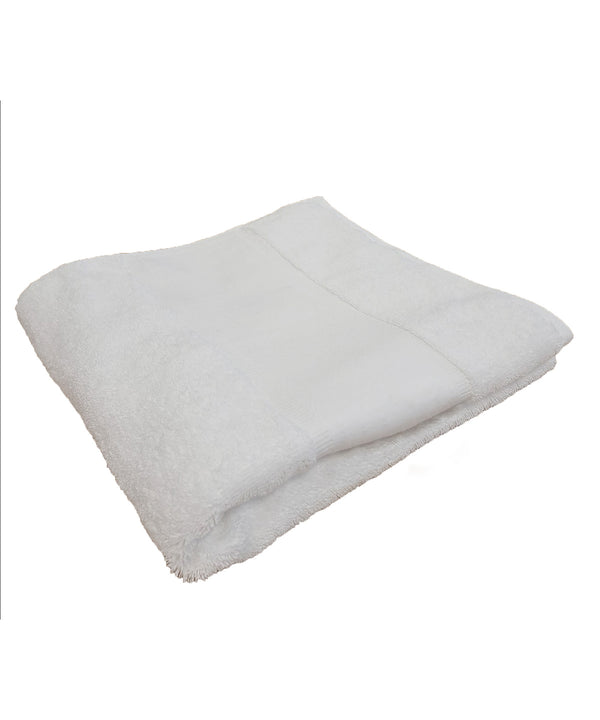 Organic hand towel with printable border