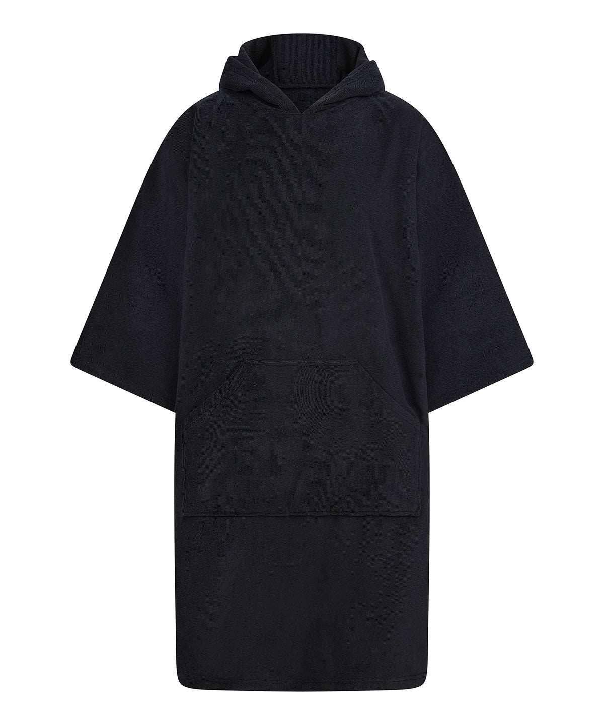 Black - Adults poncho Ponchos Towel City Homewares & Towelling, New in, New Styles For 2022 Schoolwear Centres