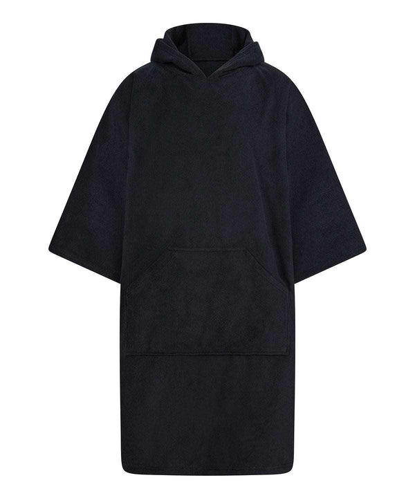 Black - Adults poncho Ponchos Towel City Homewares & Towelling, New in, New Styles For 2022 Schoolwear Centres