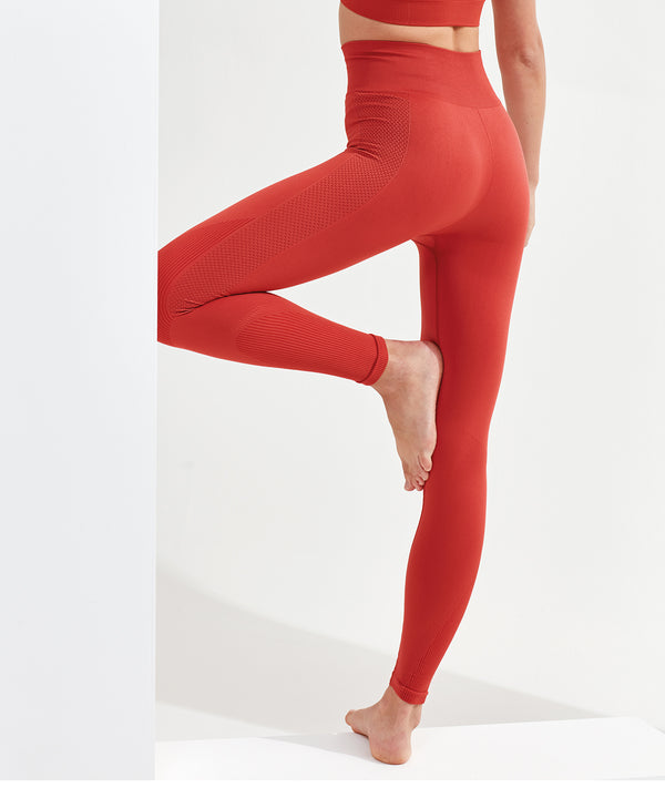 Women's TriDri® seamless '3D fit' multi-sport sculpt solid colour leggings