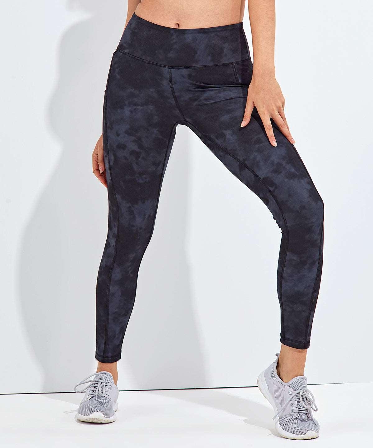Acid Wash - Women's TriDri® recycled performance full length leggings Leggings TriDri® Activewear & Performance, Back to the Gym, Exclusives, Leggings, New Styles For 2022, Organic & Conscious, Women's Fashion Schoolwear Centres