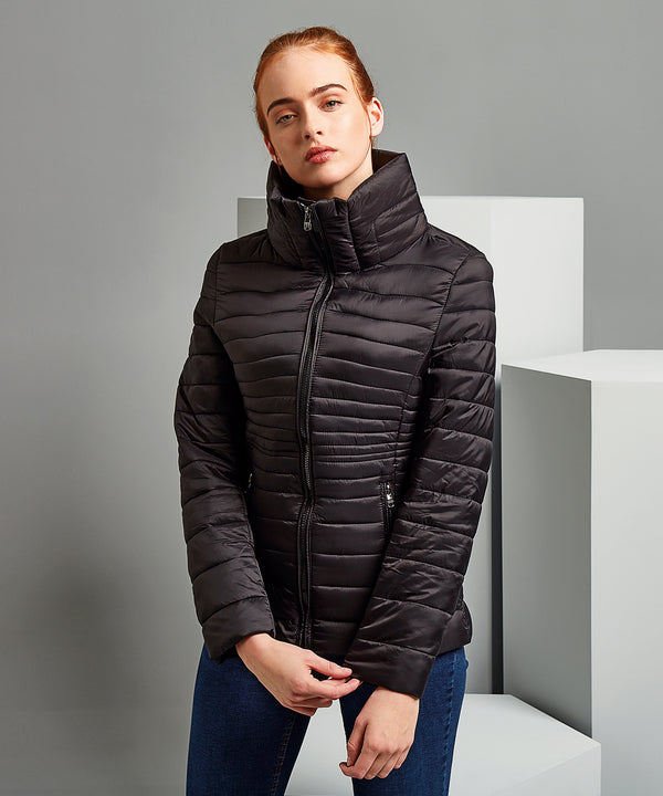 Women's contour quilted jacket