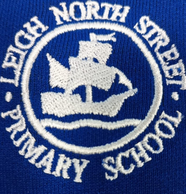 Leigh North Street Primary School Royal Knitted Cardigans with School Logo - Schoolwear Centres | School Uniforms near me