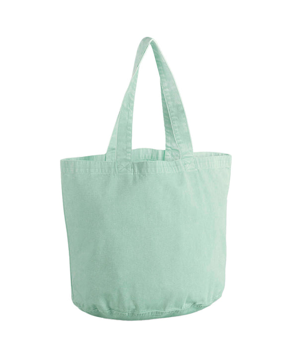 Garment-dyed shopper