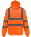 Hi-vis zip hoodie (HVK07)