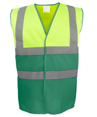 Hi-vis two-tone waistcoat (HVW122)