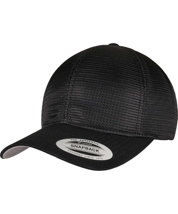 Black - 360° omnimesh cap (6360) Caps Flexfit by Yupoong Headwear, New For 2021, New Styles For 2021 Schoolwear Centres