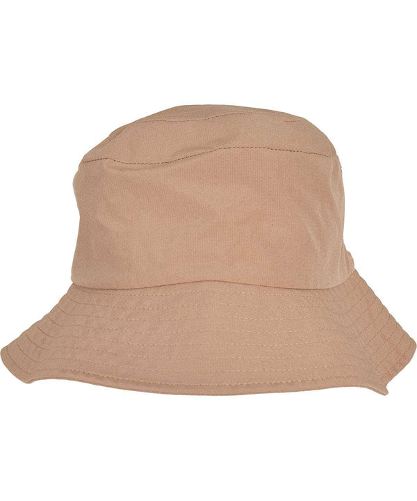 Beige - Elastic adjuster bucket hat Hats Flexfit by Yupoong Headwear, New Styles For 2022 Schoolwear Centres