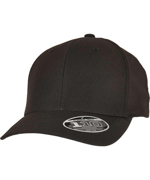 Black - 110 Flexfit Ripstop snapback (100RS) Caps Flexfit by Yupoong Headwear, New Styles for 2023 Schoolwear Centres