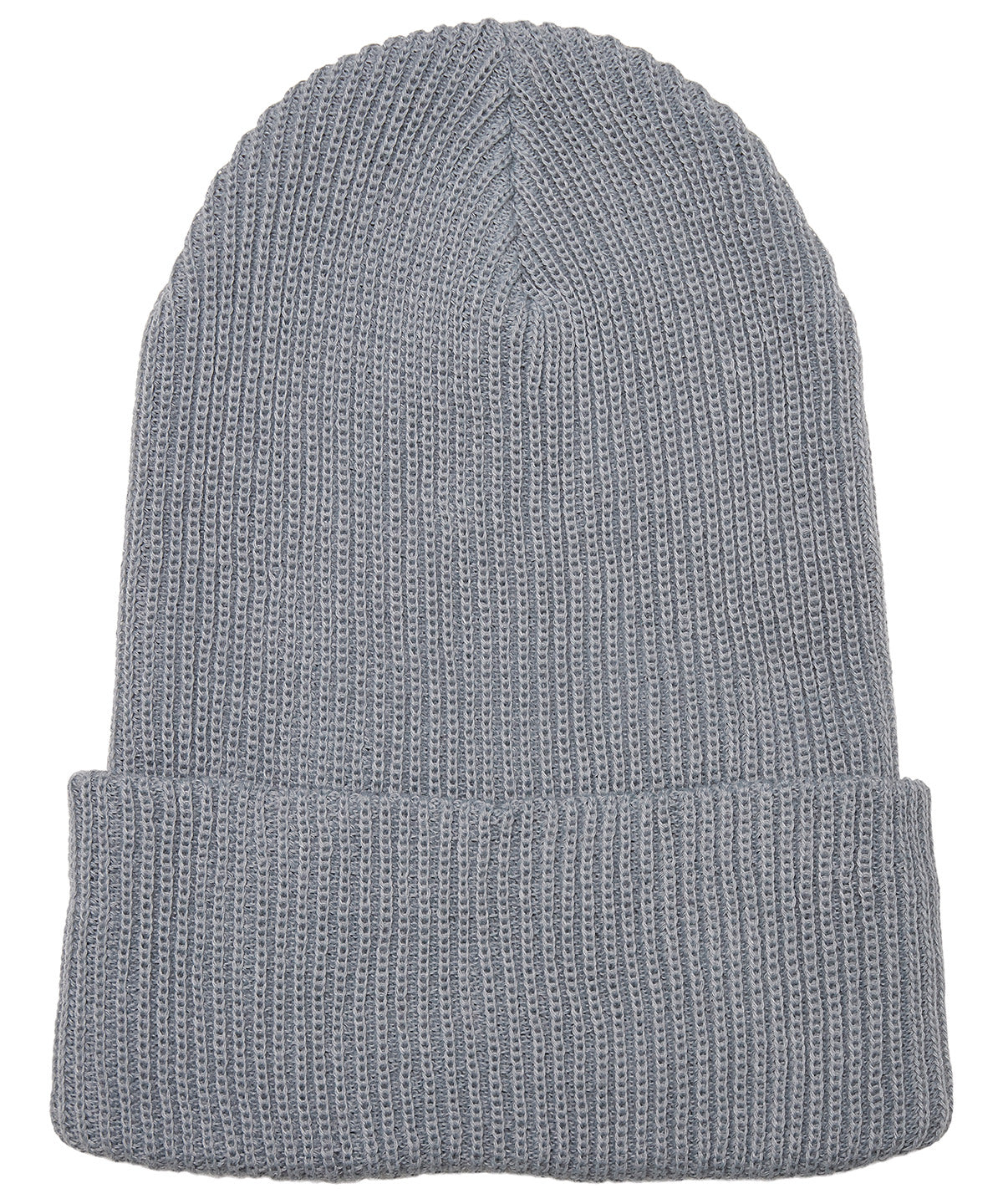 Recycled yarn ribbed knit beanie (1504RY)