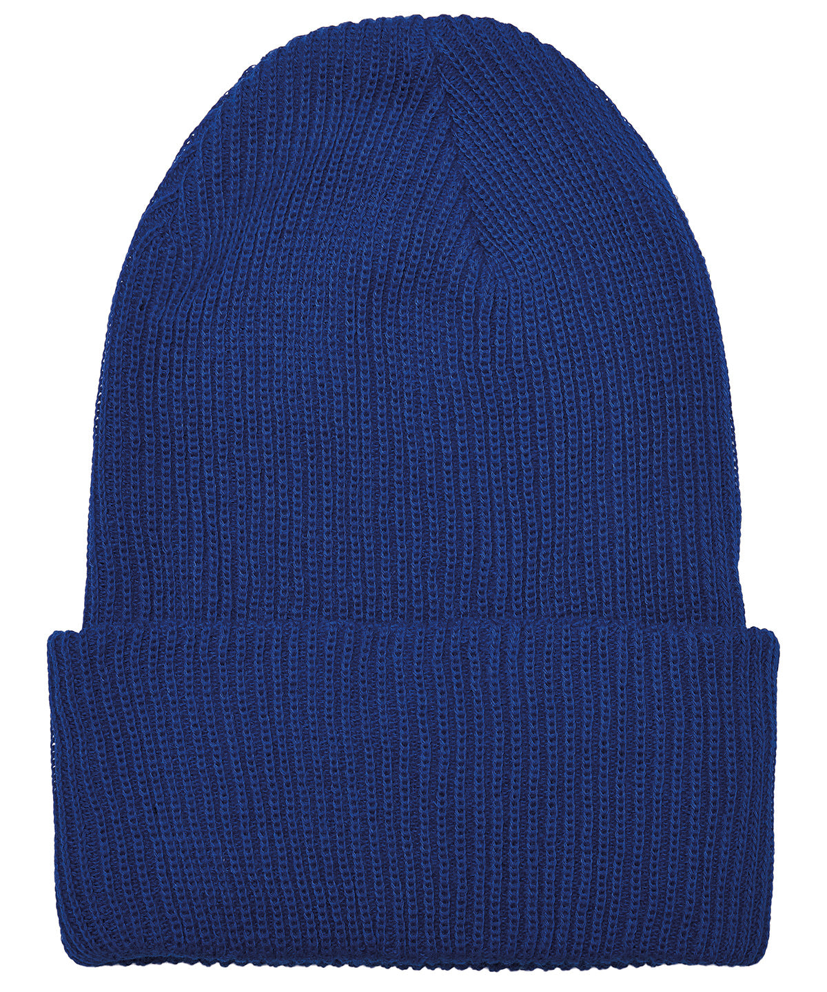 Recycled yarn ribbed knit beanie (1504RY)