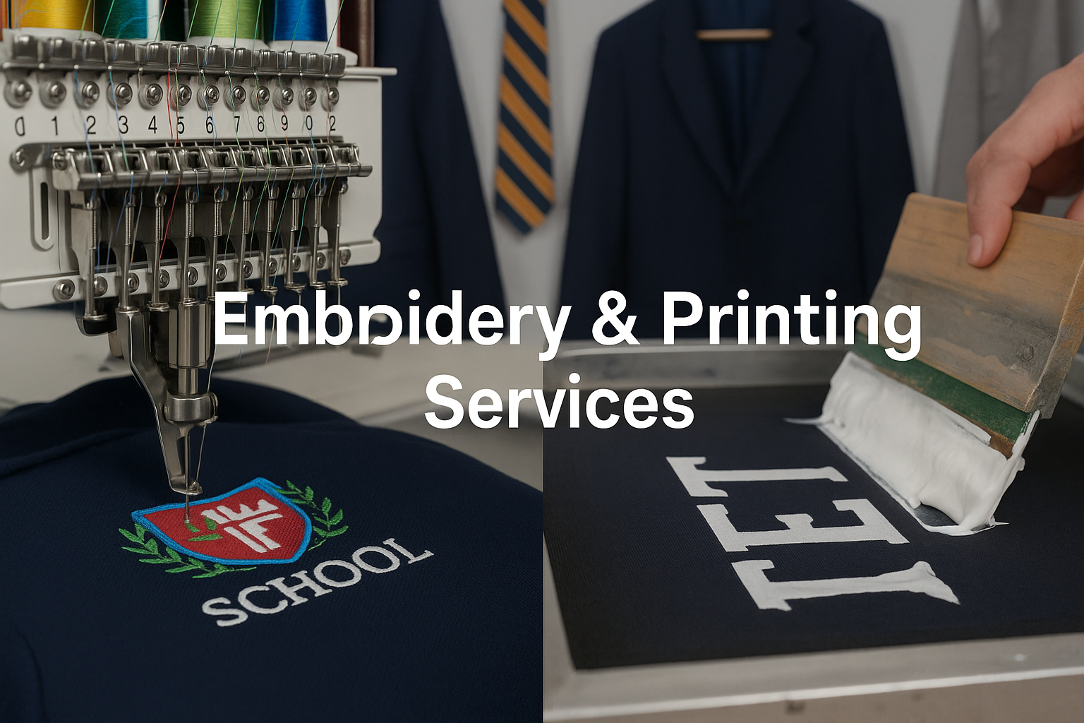 Embroidery & Printing Services | Schoolwear Centres