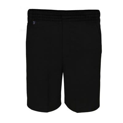 Boys Fully Elasticated Slim Fit Shorts | Grey | Black - Schoolwear Centres | School Uniforms near me