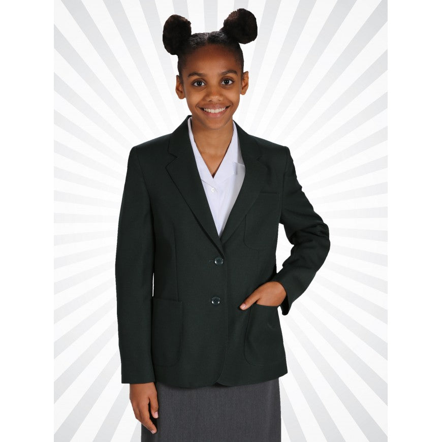 Badgeable Girls School Blazers | Black | Navy | Maroon | Royal | Bottle