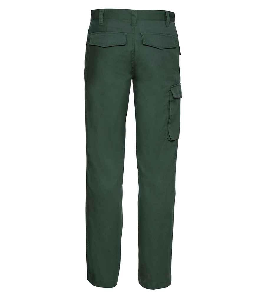 Russell Work Trousers | Bottle Green Trousers Russell style-001m Schoolwear Centres