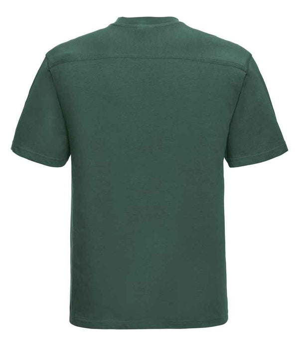 Russell Heavyweight T-Shirt | Bottle Green T-Shirt Russell style-010m Schoolwear Centres